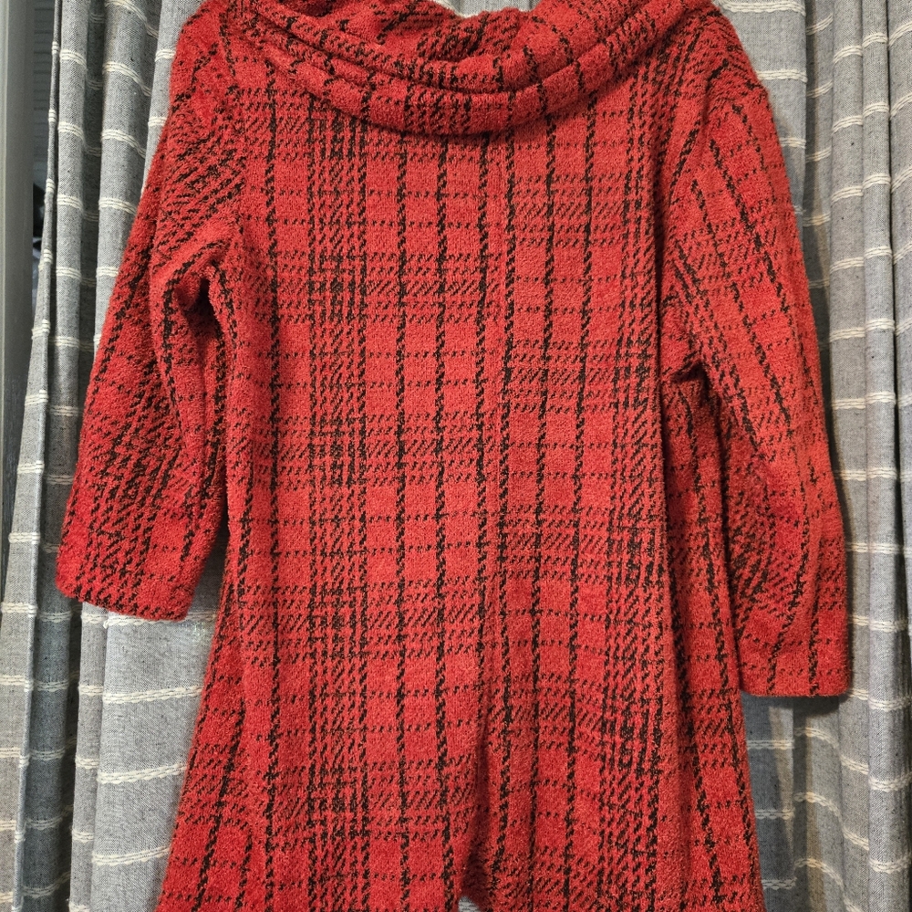 New Directions Red Turtleneck Sweater